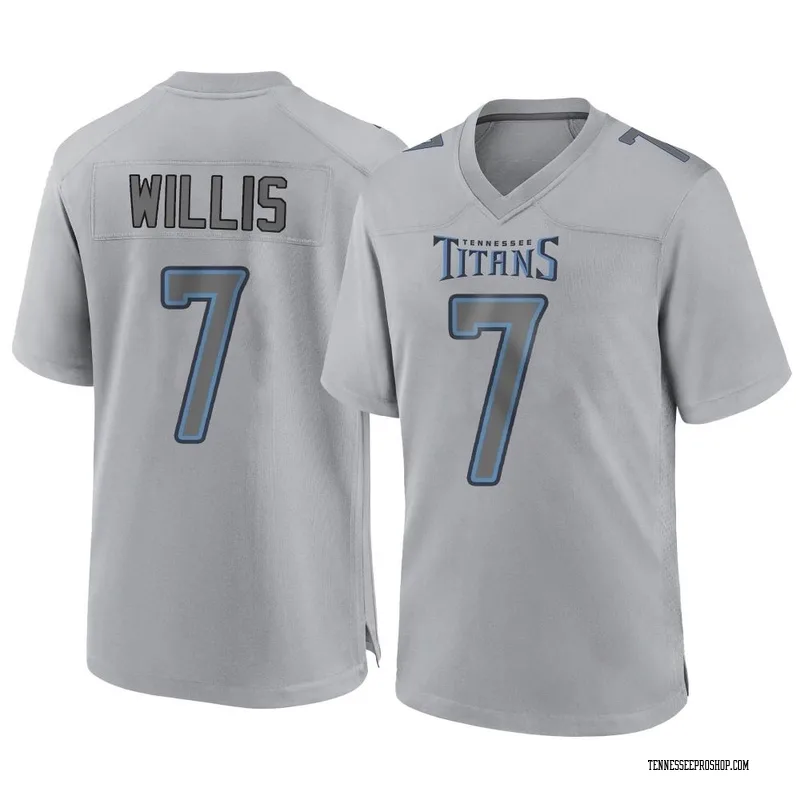 Youth Nike Malik Willis Navy Tennessee Titans Game Jersey