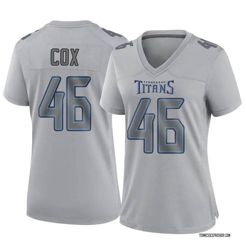 Morgan Cox Tennessee Titans Nike Women's Game Jersey - Navy