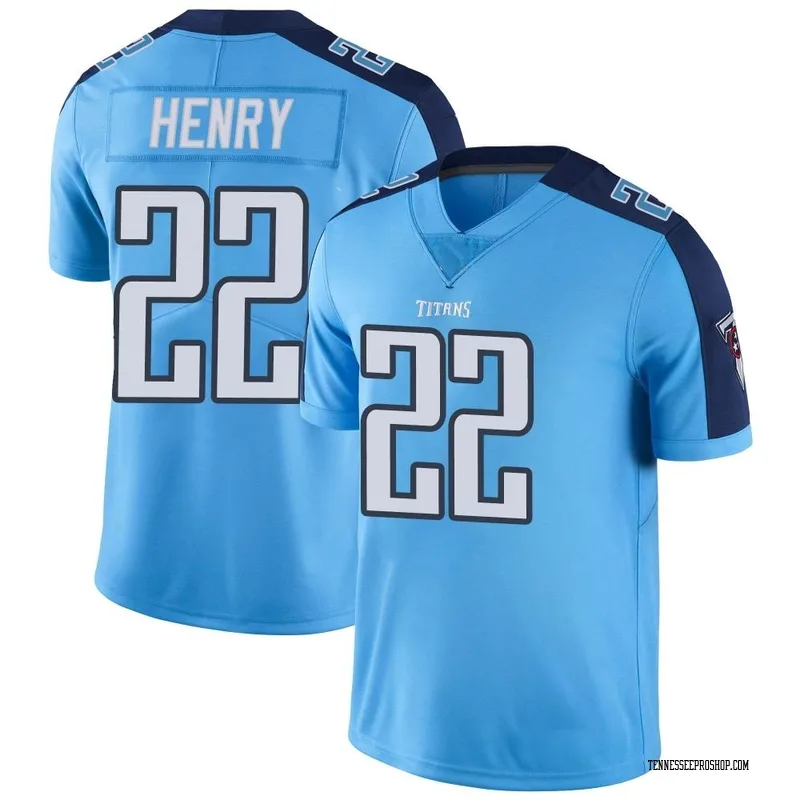 Light Blue Youth Derrick Henry Tennessee Titans Limited Color Rush Jersey