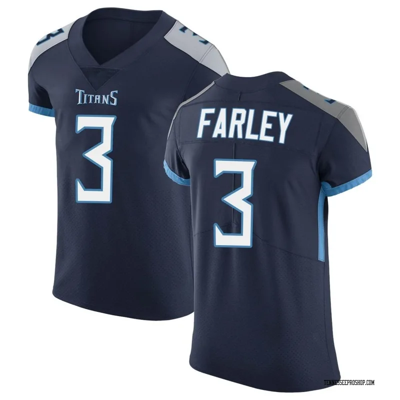 Titans Caleb Farley 2021 Nfl Draft Navy Vapor Limited Jersey - Bluefink