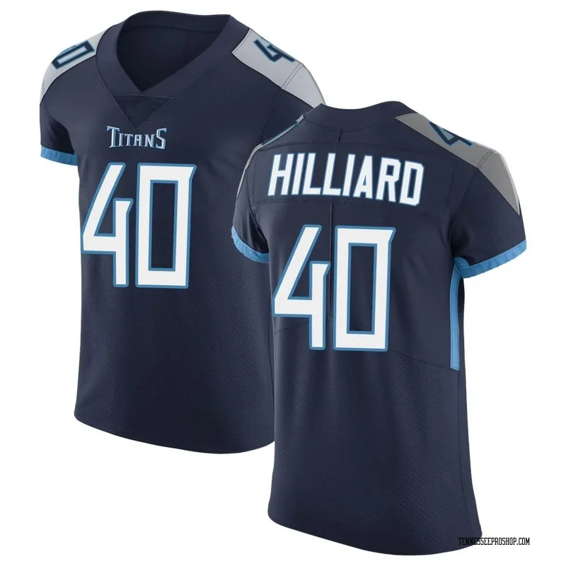 Tennessee Titans Dontrell Hilliard 40 White Vapor Limited Jersey - Bluefink