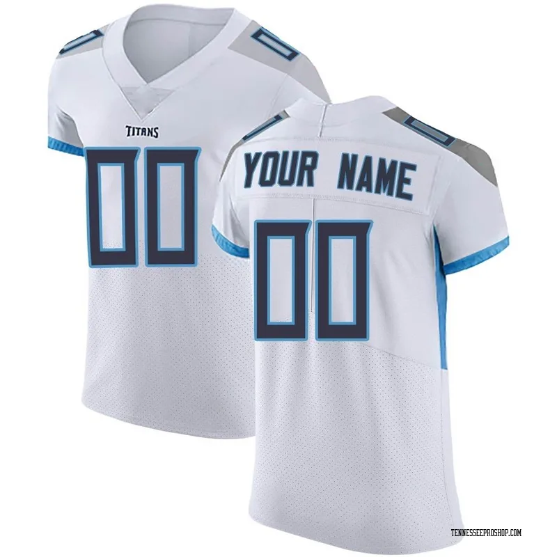 Titans Throwback Limited Vapor Custom Jersey - All Stitched - Nebgift