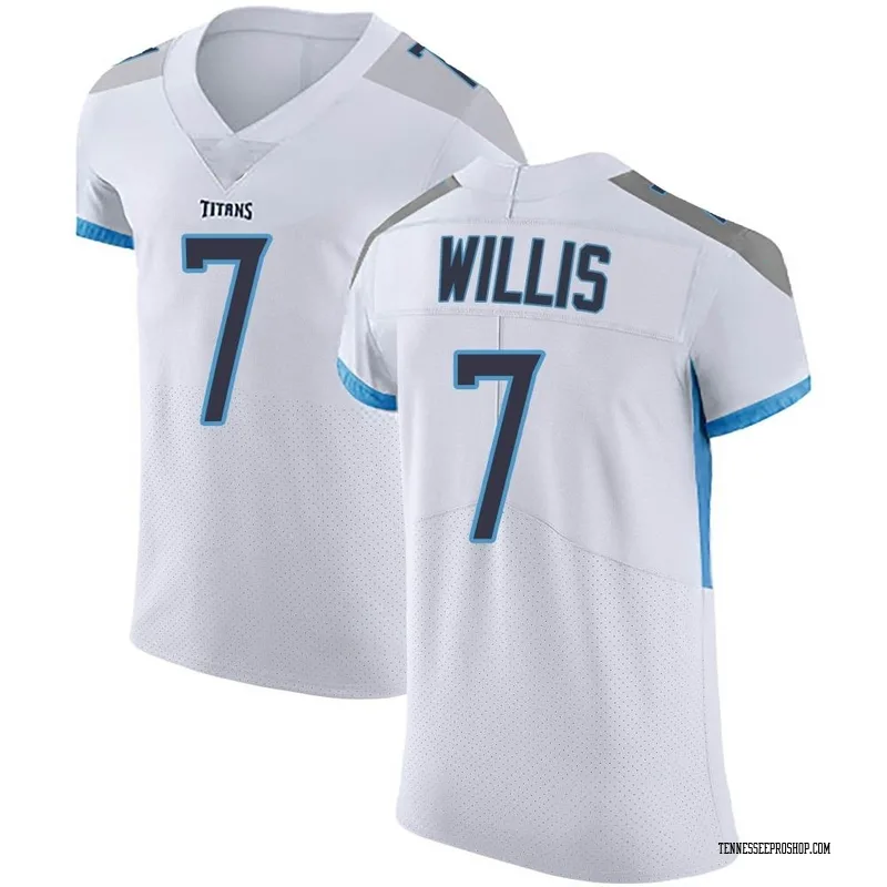 Malik Willis 7 Tennessee Titans White Vapor Limited Jersey - Bluefink