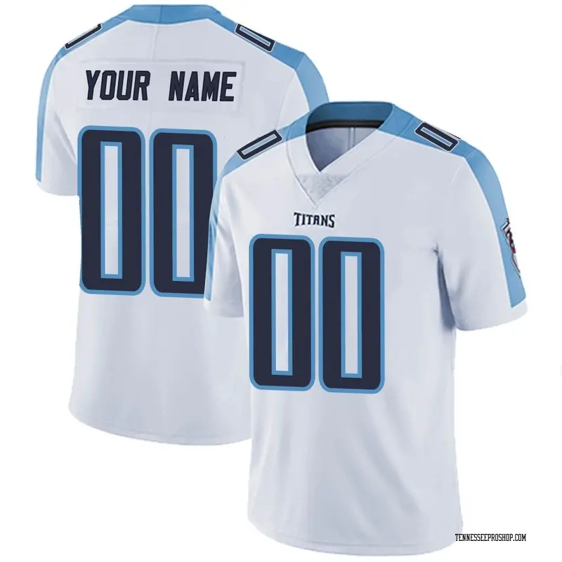 Titans Throwback Limited Vapor Custom Jersey - All Stitched - Nebgift